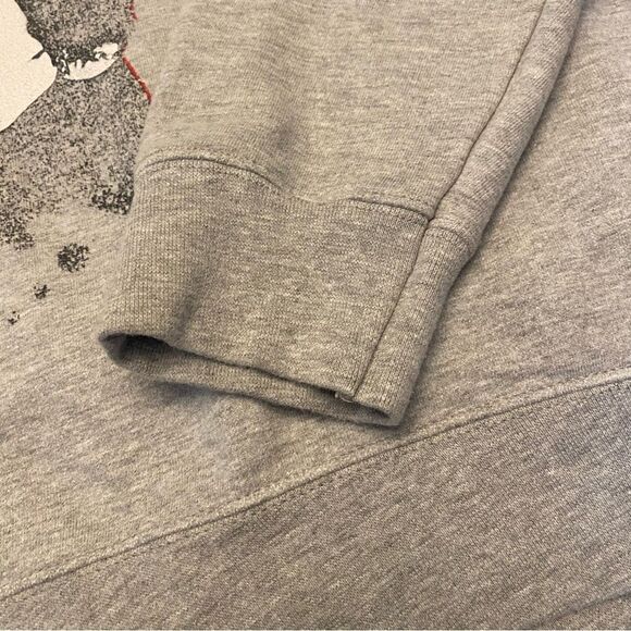 Men's Gray Crewneck Eminem Graphic Sweatshirt - Picture 4 of 9